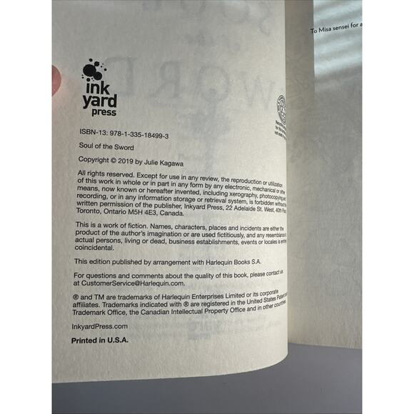 Soul of the Sword by Julie Kagawa (2019, Hardcover) - Picture 8 of 9